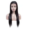 Cheap 150% density pre plucked large/medium/small size cap virgin human hair 13*4 lace front straight wig