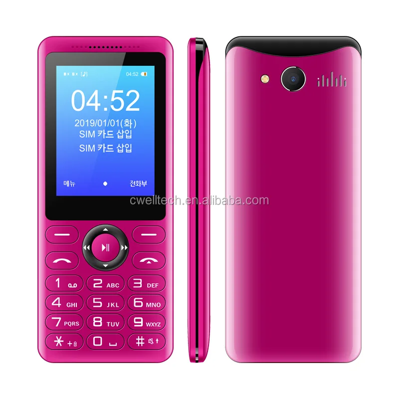 Uniwa Wg2403 2.4 Inch Screen Dual Sim Card Slim Keypad 3g Wcdma Korean