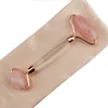 Newest and Hot selling Pink Crystal Message Roller Facial Roller Rose Quartz Facial Massage Roller