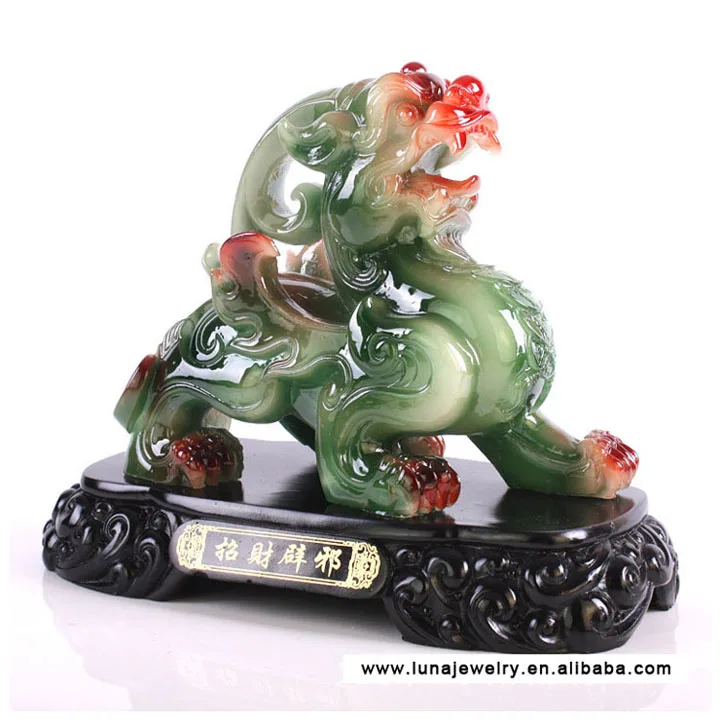 Pi Yao Statue,Jade Resin Pi Sou,Pixiu - Buy Fengshui Pi Soustatue