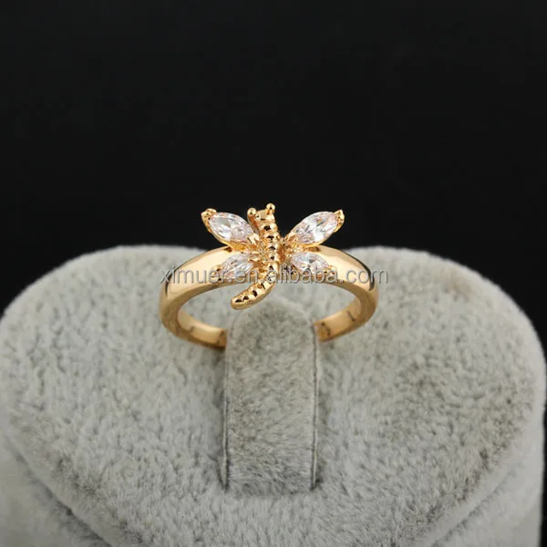 dragonfly ring gold