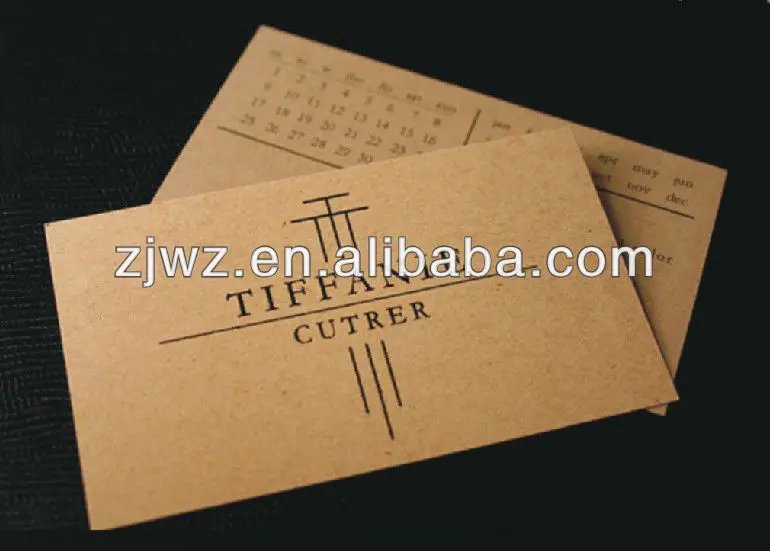 Embossed Recycled Kraft Paper Business Cards Buy Kraft Paper Business Cards Led Business Card Magnifying Business Cards Product On Alibaba Com