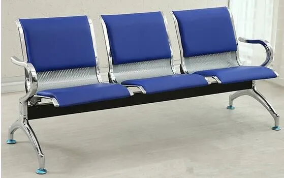 Three seater metal chair hospital waiting chair