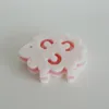 Sheep shape customized Nylon kitchen cleaning scourer / scrubber sponge pad