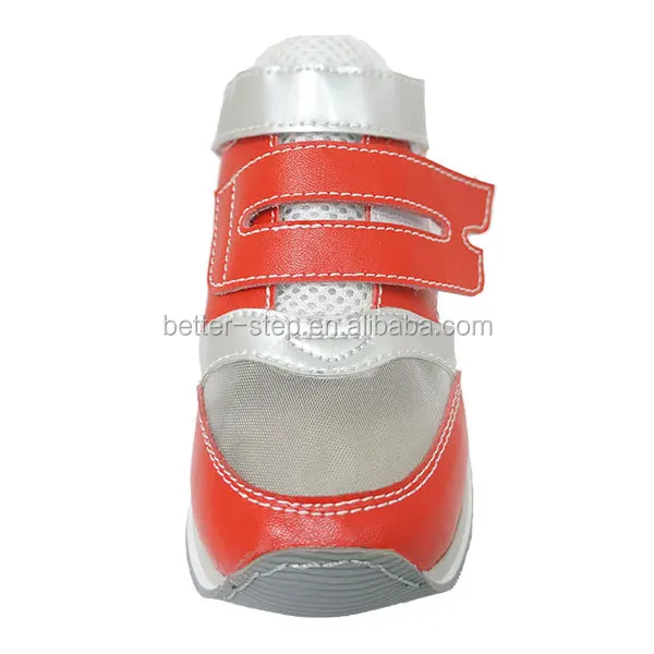 Summer Comfort Leather Medical Kids Orthopedic Shoes In Sport Style
