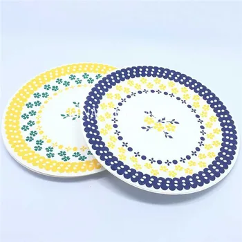colored paper plates