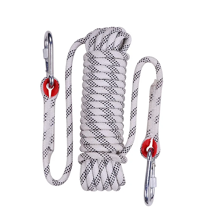 Static Rock Escape Rope Ice Climbing Equipment 10m Outdoor Climbing