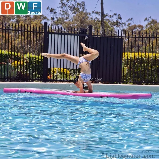 Por Inflatable Aqua Base Water Floating Yoga Mats For Fitness Inflatable Aqua Base Water Floating