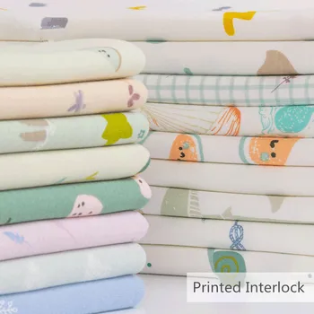 cotton knit fabric for baby clothes