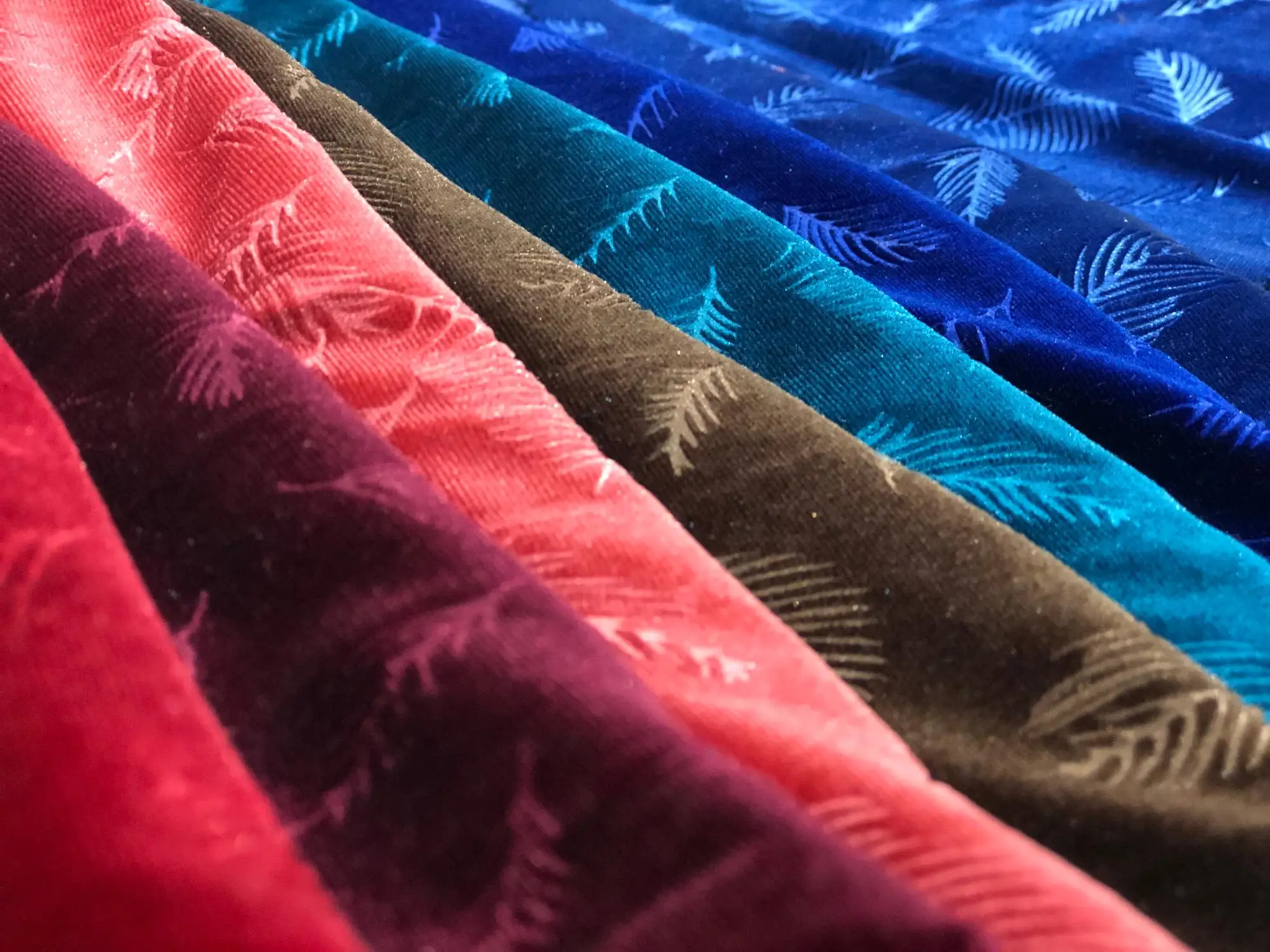 2018  Polyester Stretch Korea Velvet Fabric For Dress korean velvet  KS Design Velvet for Garments