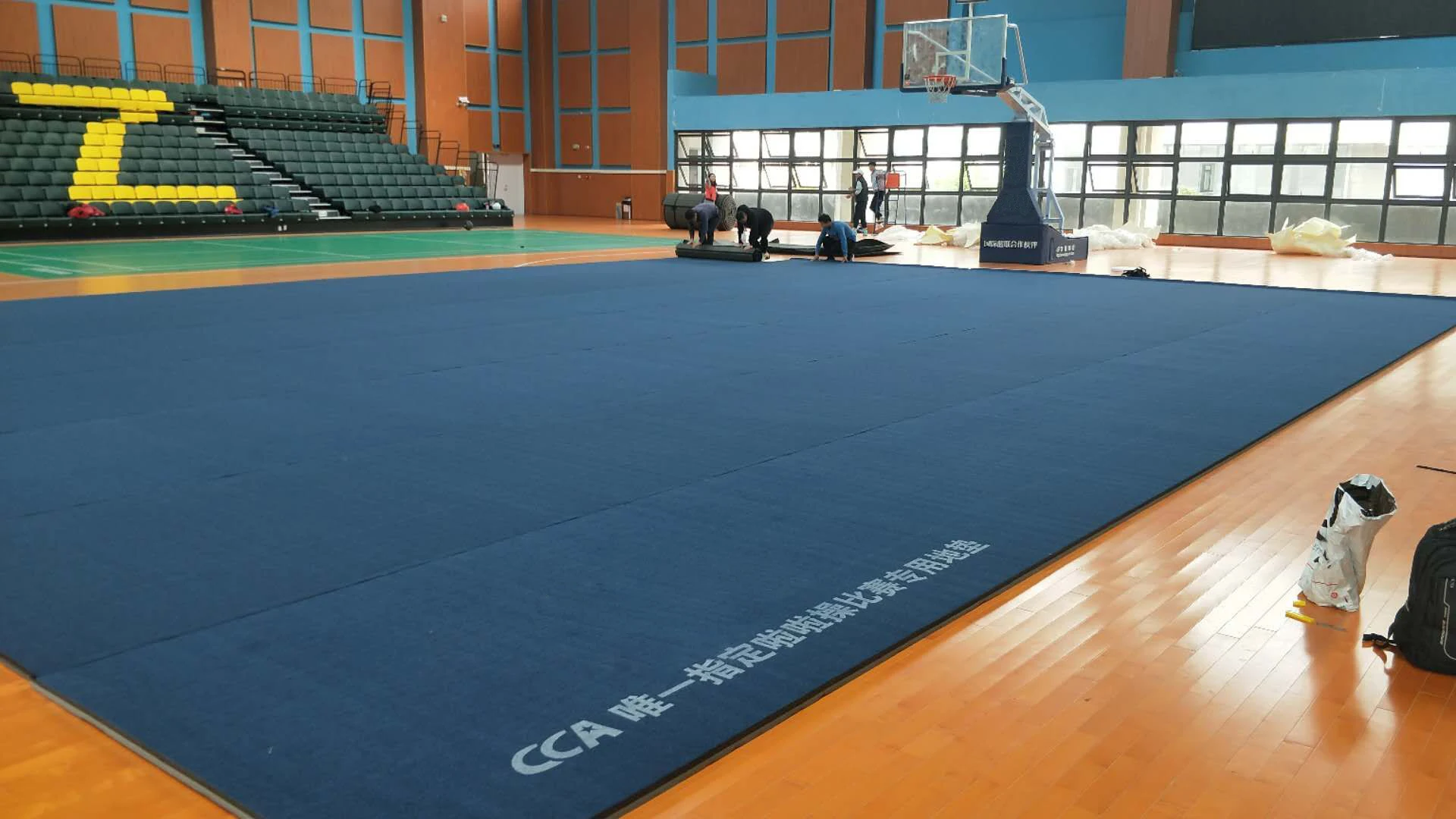 2019 New Case Cheap Price Flexi Gymnastic Roll Cheerleading Mats For Sale