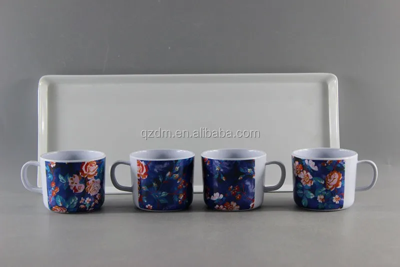 Melamine Tray And Tea Cup Sets