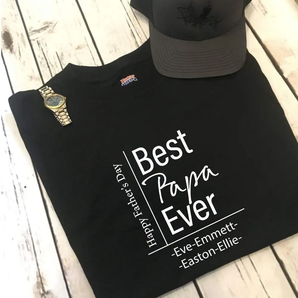 personalized papa shirts