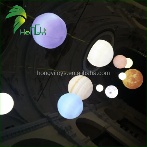 Decorative Led Lighting Planet Balls Inflatable Hanging Planets For Party Decorations Buy Inflatable Hanging Planets Inflatable Planet Balls Led