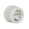 Vintage old retro ceramic switch & socket
