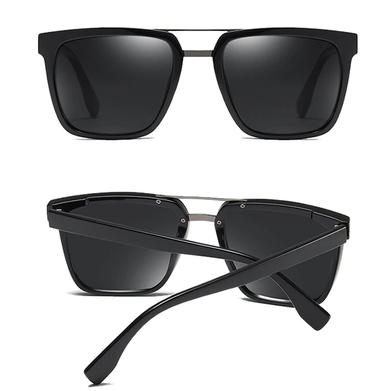 2019  High-end brand glasses gentleman square eyewear tennis tournament uv400 men sunglasses