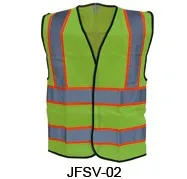 Hot sell orange visibility reflective security jacket safety vests