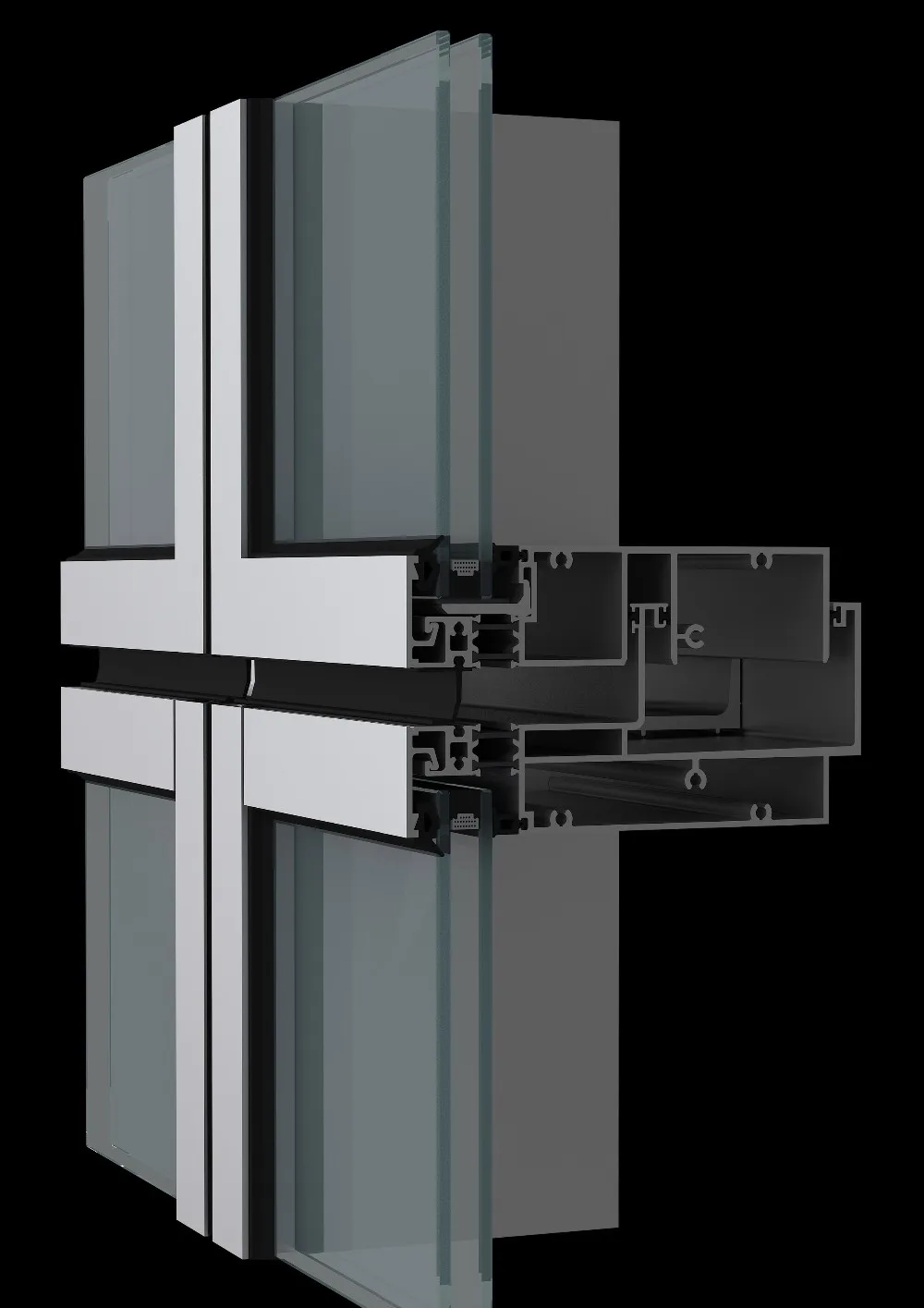 鋁型材幕牆型材價格 - buy curtainwall,玻璃幕牆價格,鋁玻璃幕牆型材