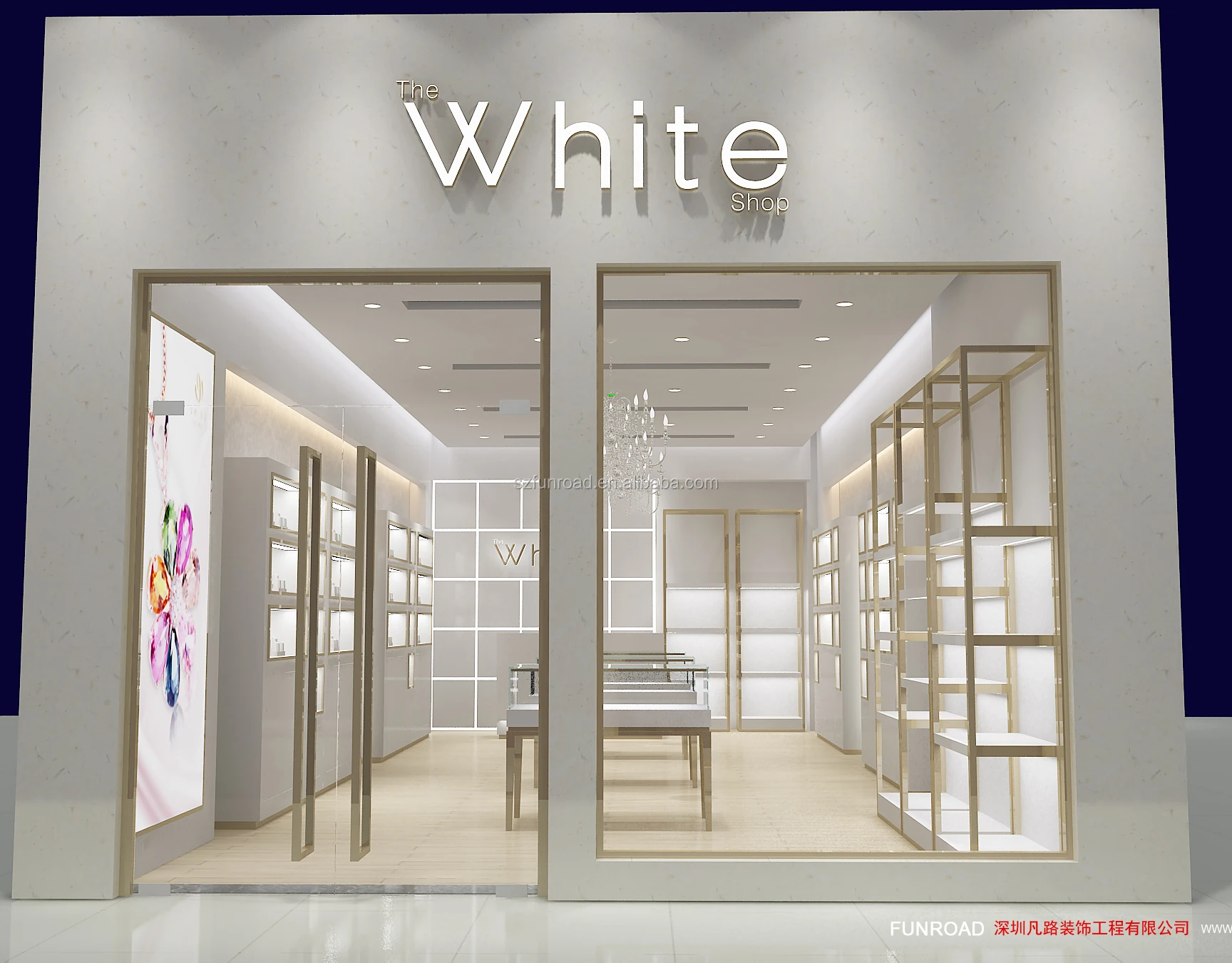 Jewelry store design jewelry store decoration jewelry showcase