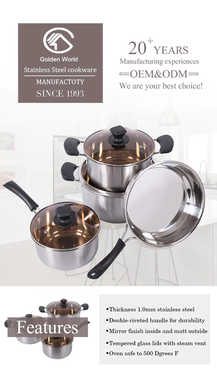 Korea Prestige Stainless Steel Cooking Pot Cookware Set For Sale Buy