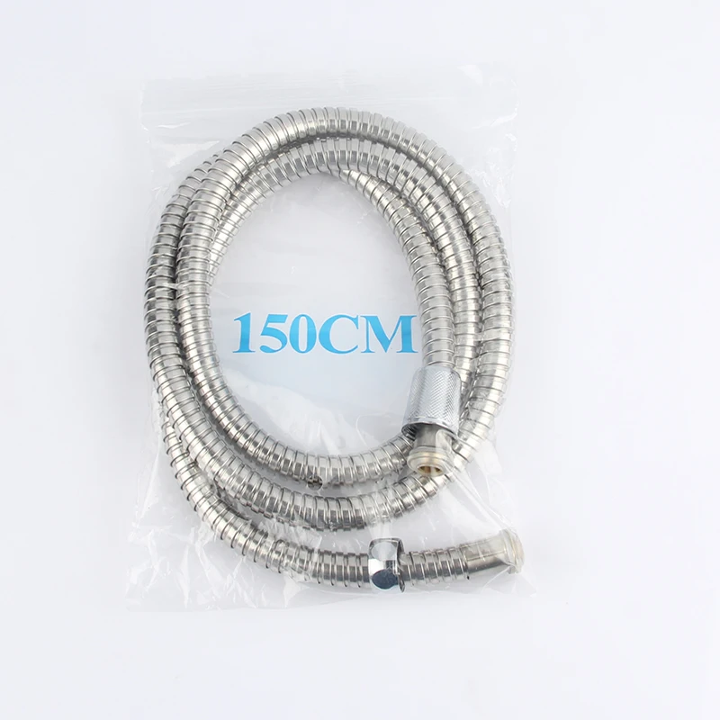 1.5 Meter Stainless Steel 201 Polished Double Lock Shower Hose With