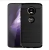 Full Protective Carbon Fiber Phone Case TPU Cover For Motorola Moto Z3 Force Z4 Play