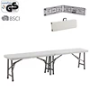 6ft 183cm outdoor portable garden fold in half bench for beach camping /easy to carry folding bench