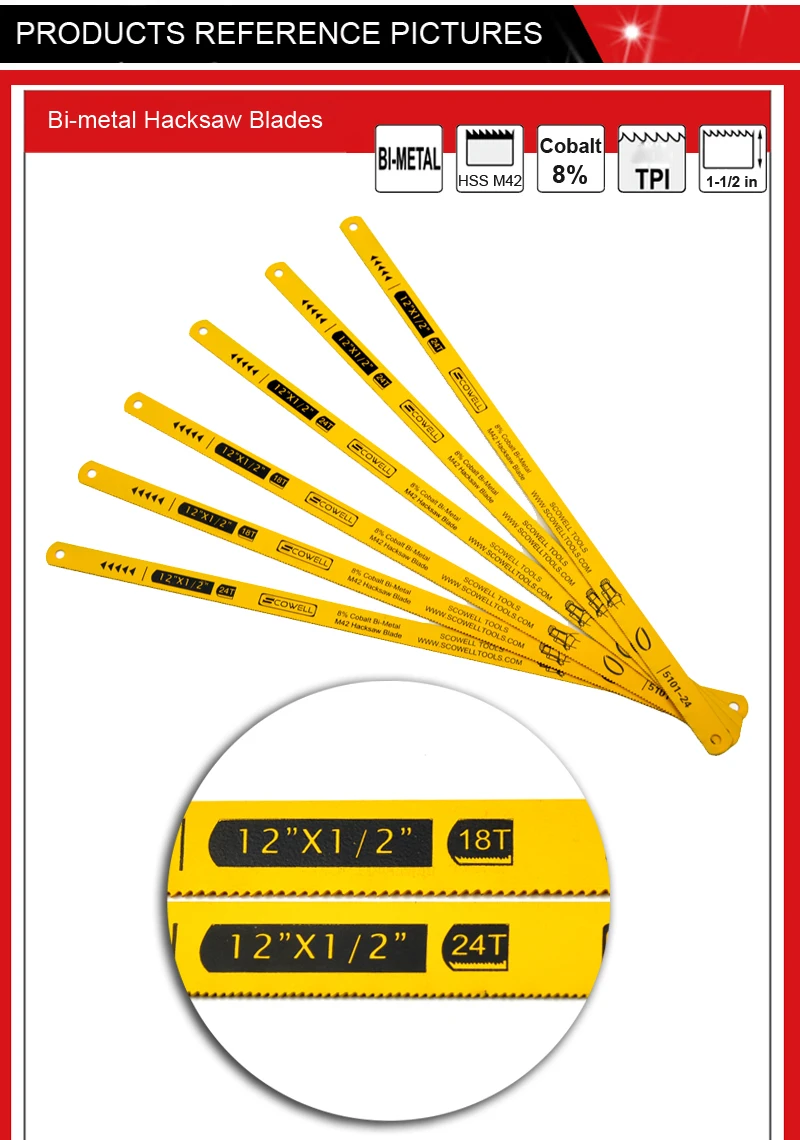 Hcs High Flexible Hacksaw Blades 14t/18t/24t/28t/32t In Saw Buy