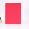 Embossed Logo PU Notebook With 4 hole binding