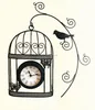 outdoor Garden Birdcage/butterfly Grand Central Clock WCO0038