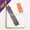 Factory offer blank folding paper magnetic bookmark wholesale