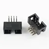 2.54mm 2x4 Pin 8 Pin Right Angle Male Shrouded IDC Box Header Connector