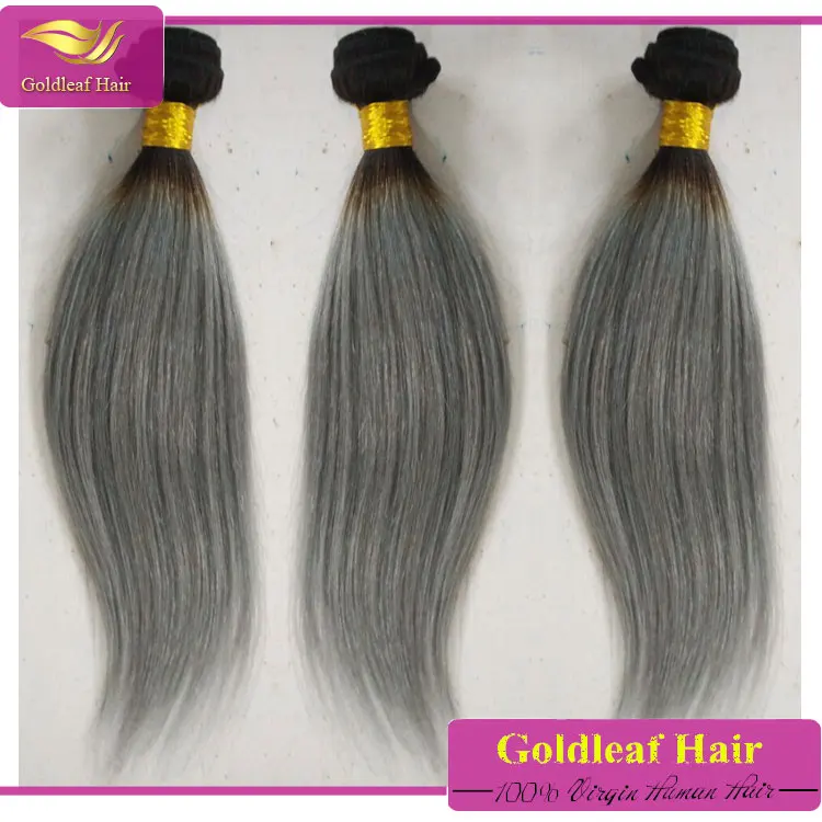 Ombre Blue Black Hair Weave Grade 6a 100 Brazilian Color Blue