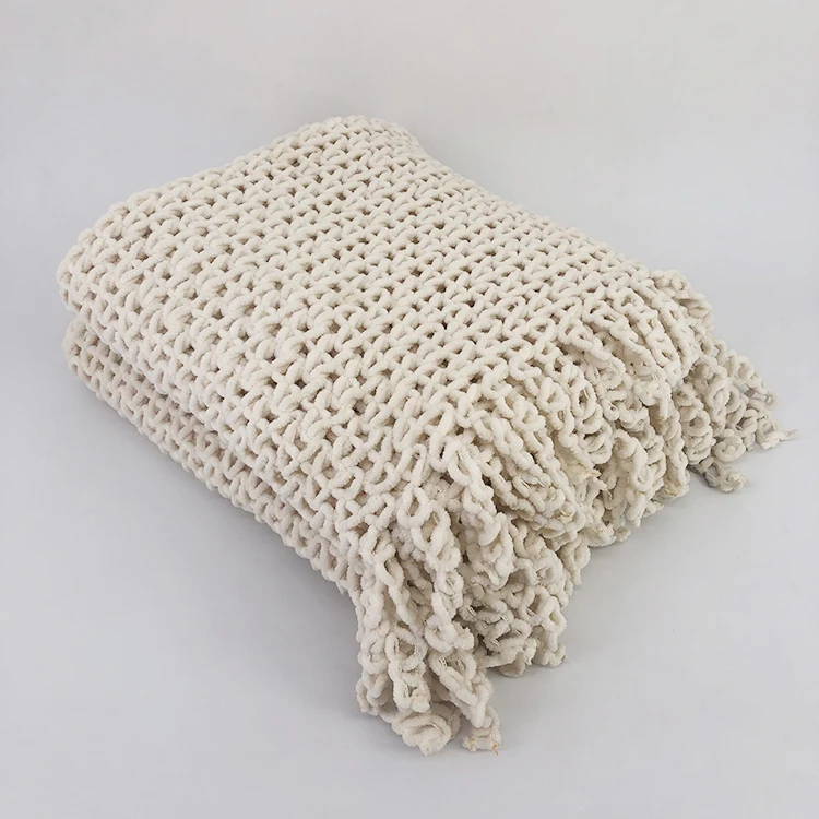 hand made crochet fleece blanket