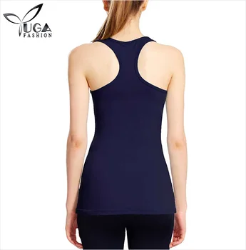 navy blue yoga top