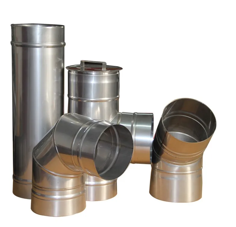 Europe Stainless Steel Flue Pipe Stove Pipe For Wood Stove Fireplace