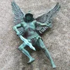 Rome Style and Decorative Use Casting Bronze Large Wall Angel Statue for indoor
