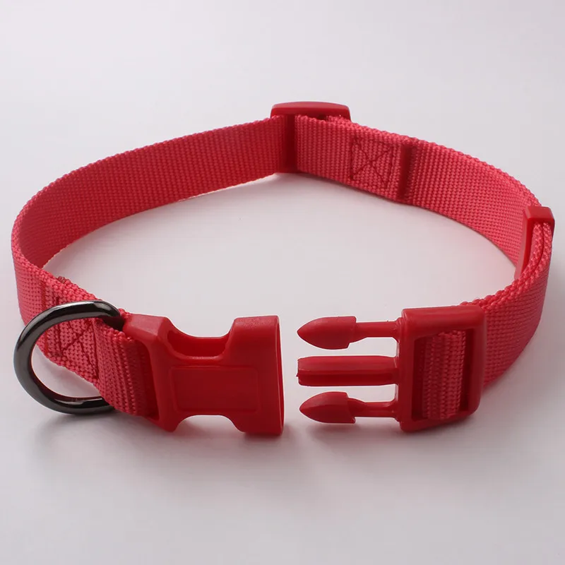 Wholesale Decorative Nylon Pure Color Spiked Dog Collar Buy Spiked