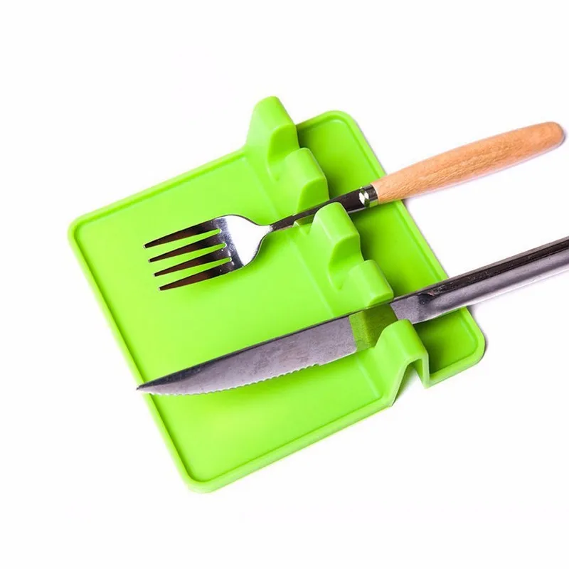 2018 Amazon Hot Selling Fda Grade Kitchen Silicone Fork Spoon Holder