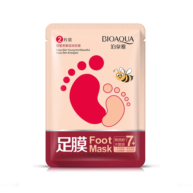 OBM/OEM Bioaqua honey whitening hydrating foot mask