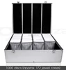 2018 new good quality aluminum CD case can contain many CDs