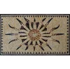 Big quantity sales indoor marble Medallion mosaic tiles for crafts