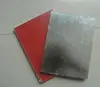 Red membrane or aluminium foil backed gypsum suspended ceiling tile