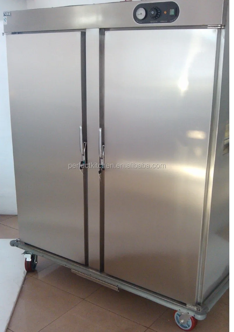 machine kitchen packaging Food Food Double Trolley Warmer Electric Doors /hospital