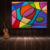 Beautiful colorful handpainted oil painting for bedroom decor modern abstract art handmade canvas artwork