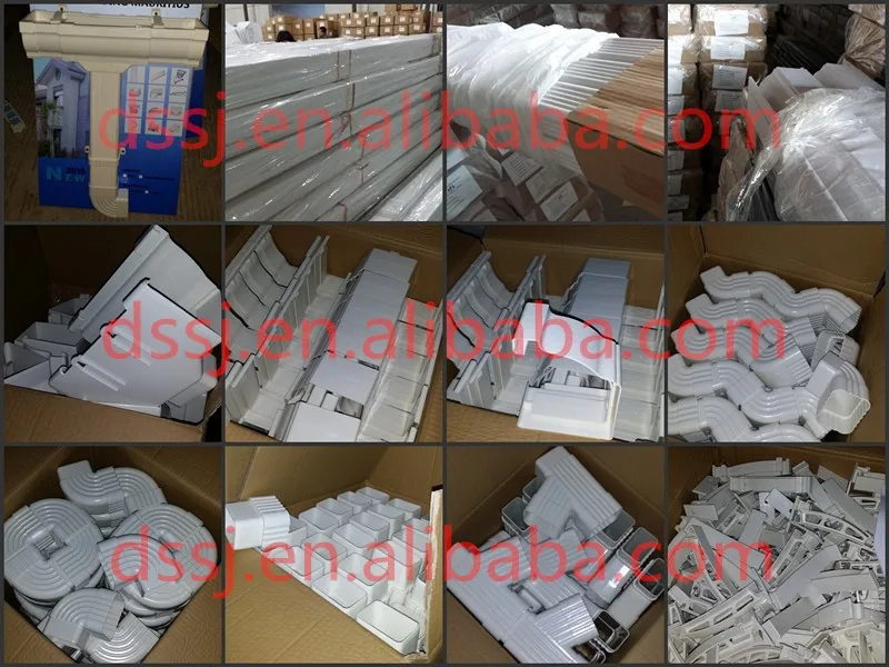 Atlanta Duracon Cheap Price Rain Water Gutter/rainwater Guttering/pvc Gutter And Downspout