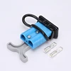 Clean charging plug of equipment blue connector with gray handle dust cover Charging plug of sightseeing vehicle