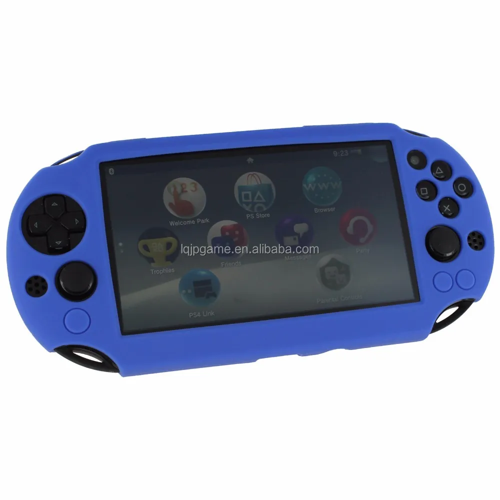 Sc1 Silicone Skin Protector Gel Cover Case For Sony Ps Vita 2000 Slim