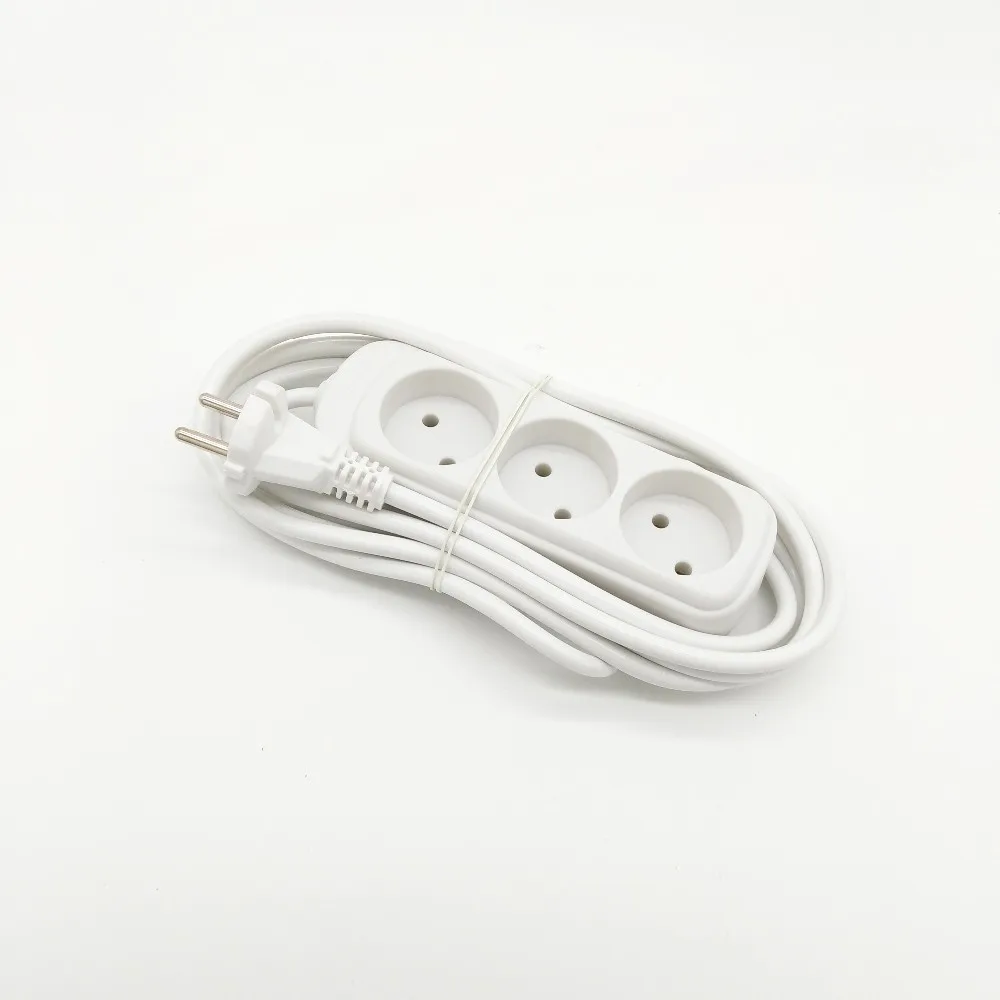 Easy Life White 3 Outlets Holland Typle Socket Extension Socket