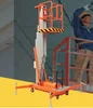 Convenience Single Mast Aluminum Man Lift Aerial Work Platform 125kg Load Capacity